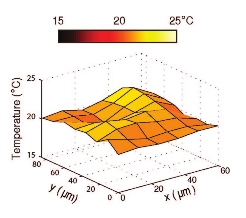 2-D temperature mapping